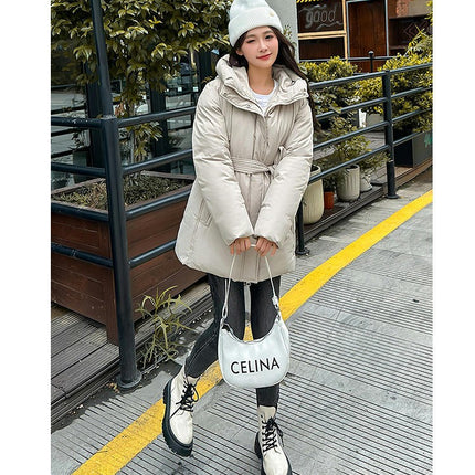 Women's Winter Puffer Coat Padded Jacket Outwear with Hood