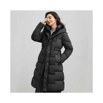 Women's Hooded Winter Down Coat Quilted Padded Puffer Jacket