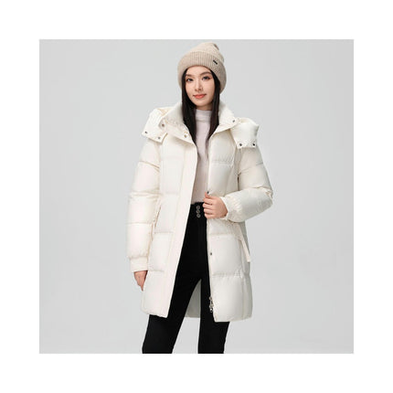 Women Puffer Jacket Outwear Winter Quilted Hooded Padded Coat