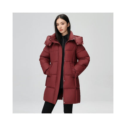 Women Puffer Jacket Outwear Winter Quilted Hooded Padded Coat