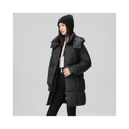 Women Puffer Jacket Outwear Winter Quilted Hooded Padded Coat