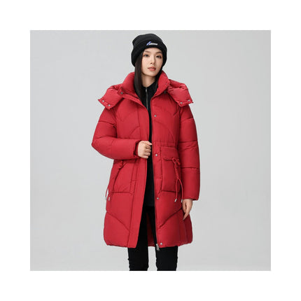 Women's Winter Thicken Puffer Coat Hooded Padded Jacket Outwear