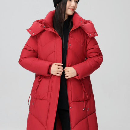 Women's Winter Thicken Puffer Coat Hooded Padded Jacket Outwear