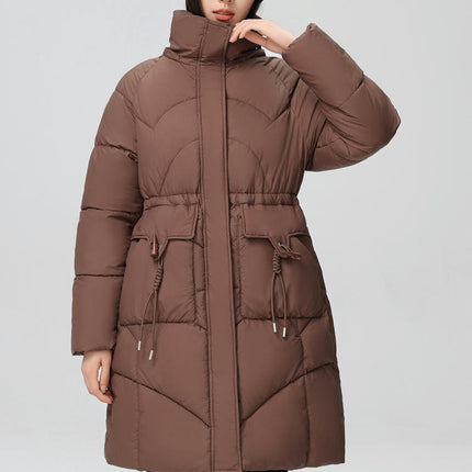 Women's Winter Thicken Puffer Coat Hooded Padded Jacket Outwear