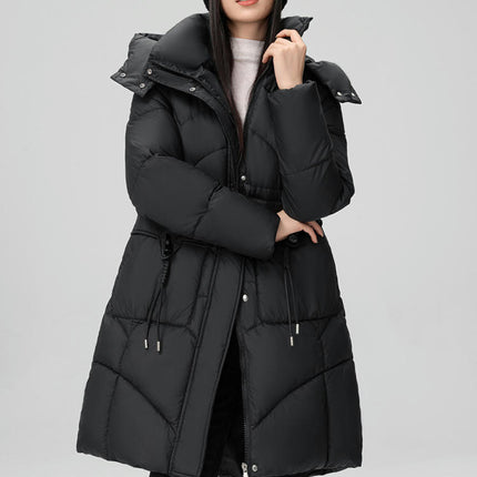 Women's Winter Thicken Puffer Coat Hooded Padded Jacket Outwear