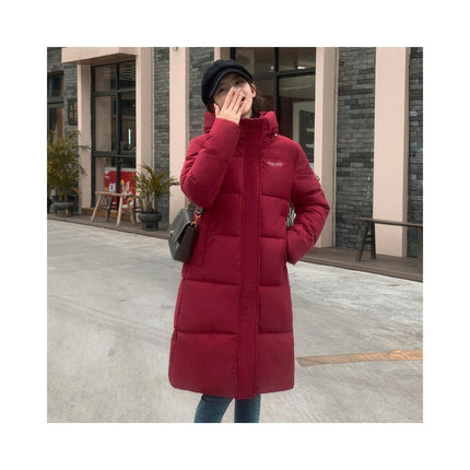 Women's Thickened Down Coat Winter Hooded Padded Puffy Jacket