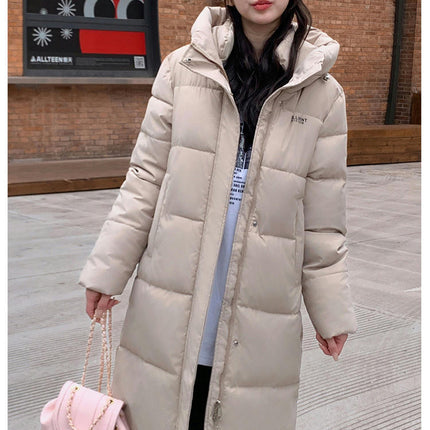 Women's Thickened Down Coat Winter Hooded Padded Puffy Jacket