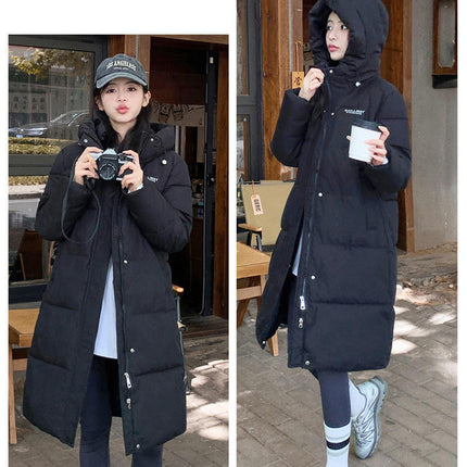 Women's Thickened Down Coat Winter Hooded Padded Puffy Jacket