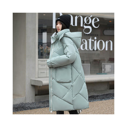 Women's Winter Puffer Coat Long Padded Outwear Hooded Jacket