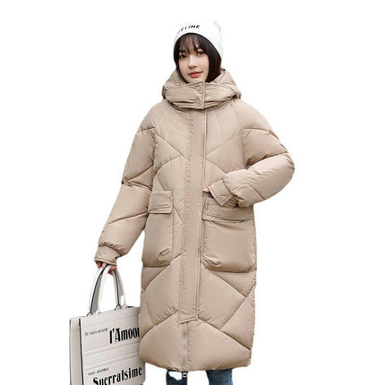 Women's Winter Puffer Coat Long Padded Outwear Hooded Jacket