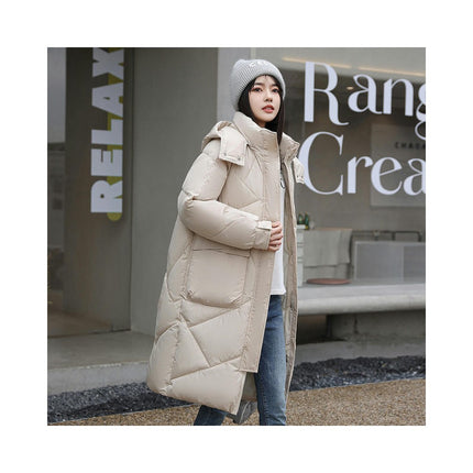 Women's Winter Puffer Coat Long Padded Outwear Hooded Jacket