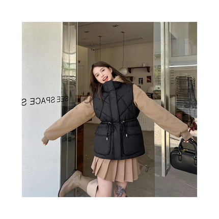 Puffer Coat For Women Zip Up Hooded Jackets Winter Warm Outerwear