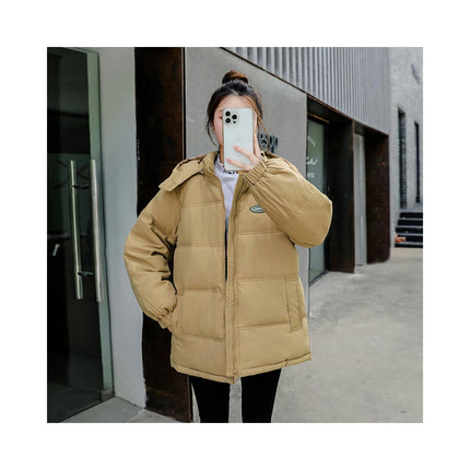 Women's Winter Thicken Coat Padded Jackets with Removable Hood