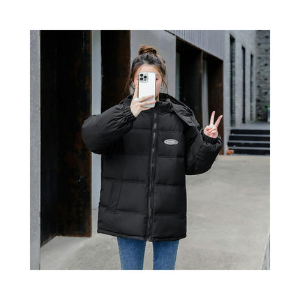 Women's Winter Thicken Coat Padded Jackets with Removable Hood