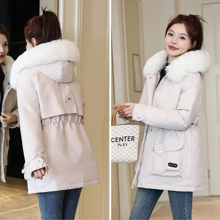 Women's Winter Coats Parkas Anoraks Hooded Jacket Outerwear