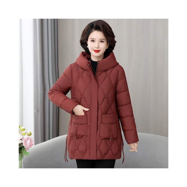 Women's Winter Thicken Outwear Quilted Coat Hooded Puffer Jacket