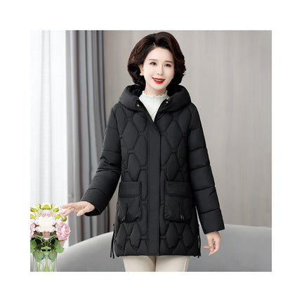 Women's Winter Thicken Outwear Quilted Coat Hooded Puffer Jacket