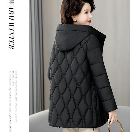 Women's Winter Thicken Outwear Quilted Coat Hooded Puffer Jacket