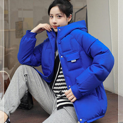 Women's Winter Thicken Coat Short Down Jacket with Hood