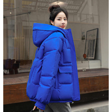 Women's Winter Thicken Coat Short Down Jacket with Hood