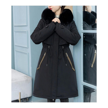 Women's Hooded Winter Coat Warm Long Puffer Jacket Parka