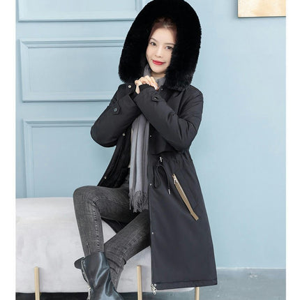 Women's Hooded Winter Coat Warm Long Puffer Jacket Parka