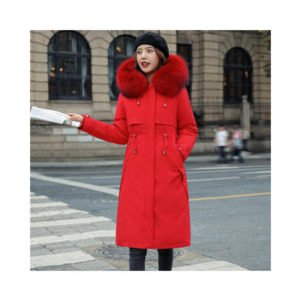 Women's Winter Coat Hooded Parka Coat Warm Lined Long Jackets