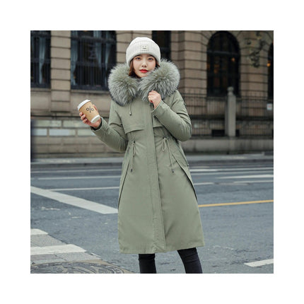 Women's Winter Coat Hooded Parka Coat Warm Lined Long Jackets