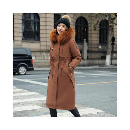 Women's Winter Coat Hooded Parka Coat Warm Lined Long Jackets