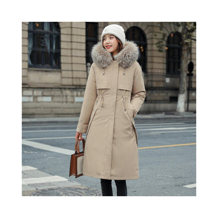 Women's Winter Coat Hooded Parka Coat Warm Lined Long Jackets