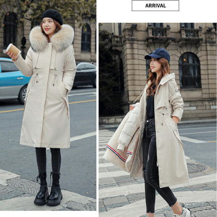 Women's Winter Coat Hooded Parka Coat Warm Lined Long Jackets