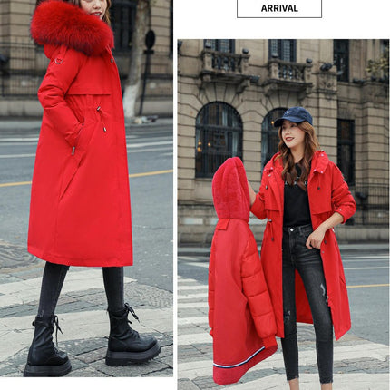 Women's Winter Coat Hooded Parka Coat Warm Lined Long Jackets