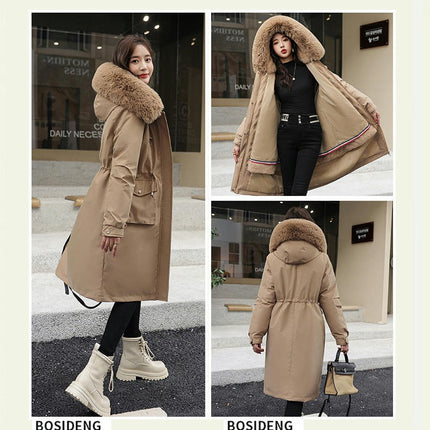 Women's Winter Warm Coats Parkas Anoraks Hooded Jacket