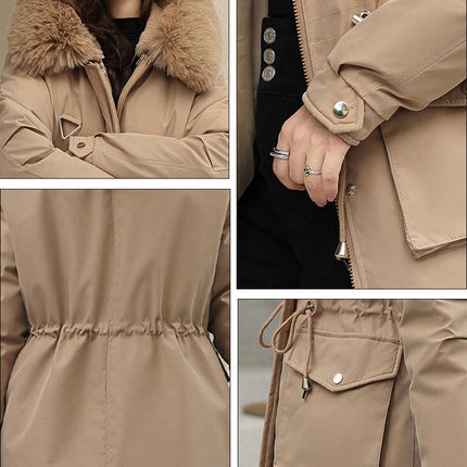 Women's Winter Warm Coats Parkas Anoraks Hooded Jacket