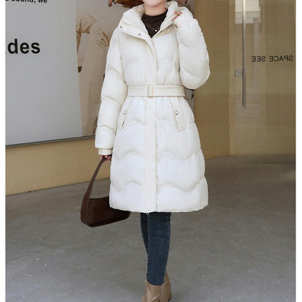 Women's Winter Coat Down Warm Long Puffer Thicken Jacket with Hood