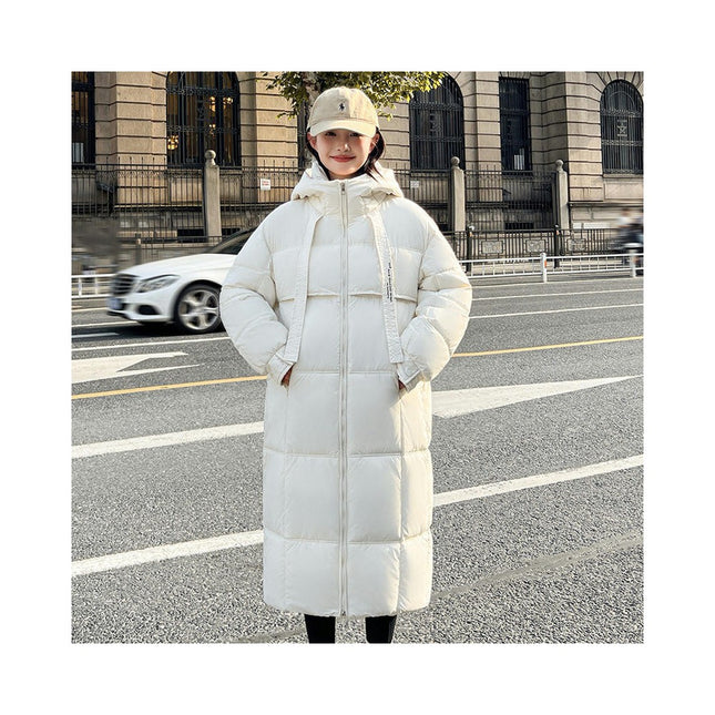 Women Puffer Hooded Jacket Winter Padded Warm Coat Thicken Outerwear