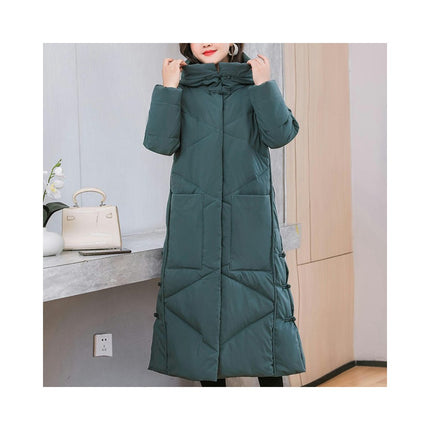 Women's Down Coat with Hood Long Puffer Coat Winter Thicken Jacket