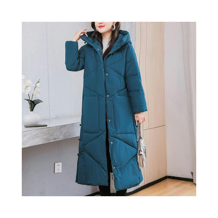 Women's Down Coat with Hood Long Puffer Coat Winter Thicken Jacket