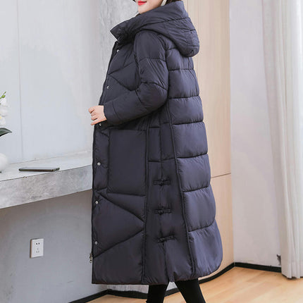 Women's Down Coat with Hood Long Puffer Coat Winter Thicken Jacket