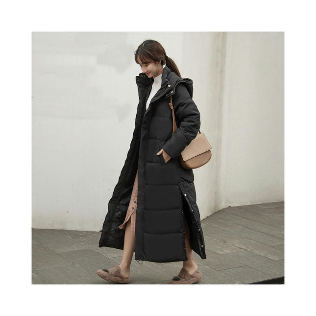 Women's Long Winter Coat Thickened Down Jacket Warm Puffer Jacket