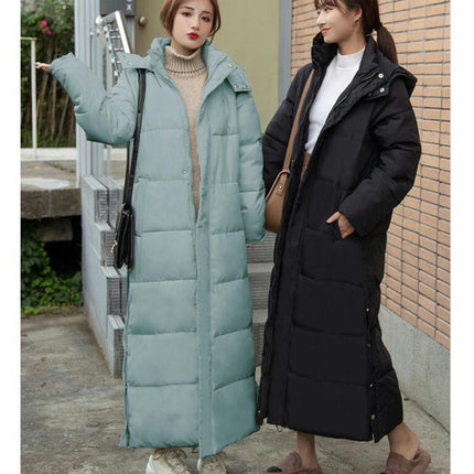 Women's Long Winter Coat Thickened Down Jacket Warm Puffer Jacket