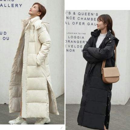 Women's Long Winter Coat Thickened Down Jacket Warm Puffer Jacket