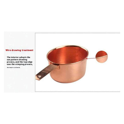 Stainless Steel Measuring Cup Set Nested and Stackable with Sturdy Extra-Long Handles with Lasered Markings