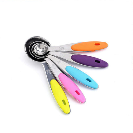 Measuring Spoons Sets of Stainless Steel Stackable Measuring Spoons Heavy Duty Nesting Tablespoons Set