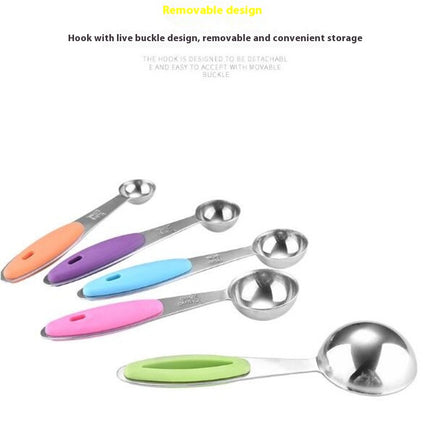 Measuring Spoons Sets of Stainless Steel Stackable Measuring Spoons Heavy Duty Nesting Tablespoons Set