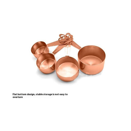 Measuring Cup Set Stainless Steel Measuring Cups Steel Material Heavy Duty Measuring Cups and Ring Set