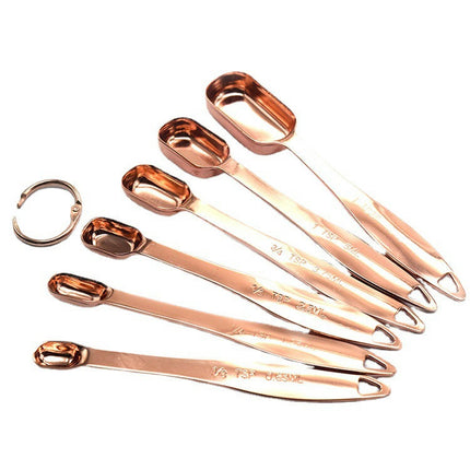 Measuring Spoons for Baking/Cooking Set of Kitchen use Rust Proof Narrow Design fits into Spice Jars