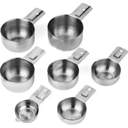 Measuring Cups Stainless Steel Kitchen Stackable Measuring Set Gadgets tool For Cooking & Baking Tool