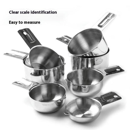 Measuring Cups Stainless Steel Kitchen Stackable Measuring Set Gadgets tool For Cooking & Baking Tool