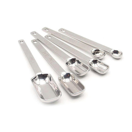 Measuring Spoons Set of Stainless Steel Metal Measuring Spoons Heavy Duty Tablespoon for Kitchen Measuring